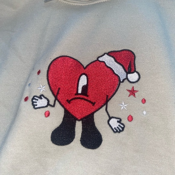 Bad Bunny Un Verano Sin Ti Christmas hoodie - Picture 2 of 4